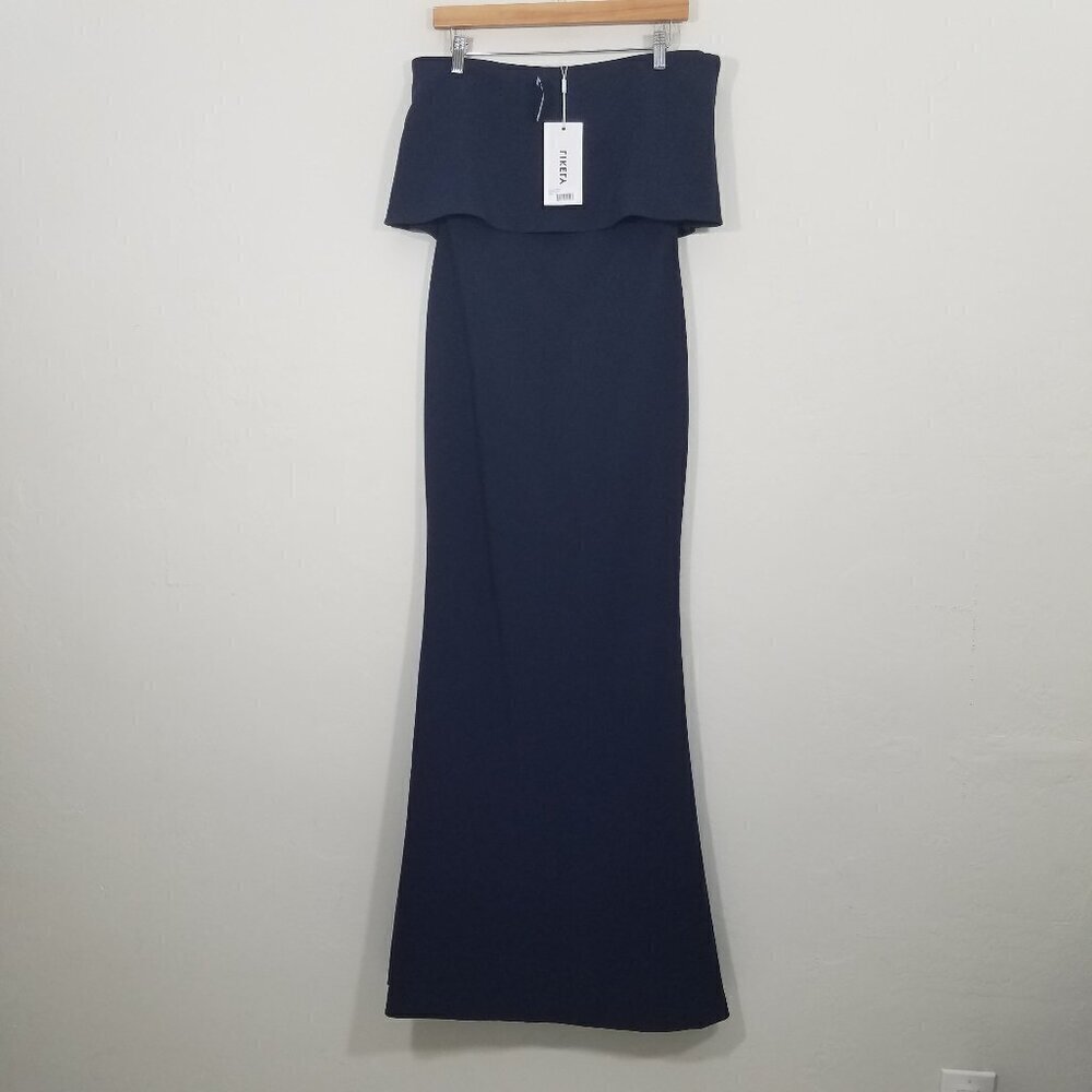 NWT Likely Navy Driggs Gown Strapless Maxi Dress Size 8 - Picture 4 of 12